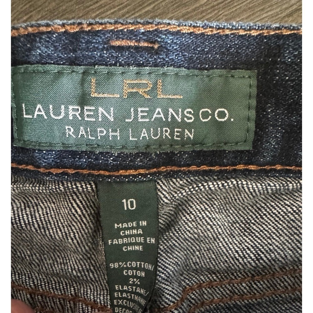 LRL Woman's Ralph Lauren denim jeans co size 10 classic boot cut